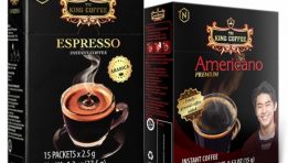 King Coffee ra mắt sản phẩm hòa tan Espresso và Americano phục vụ mùa World Cup
