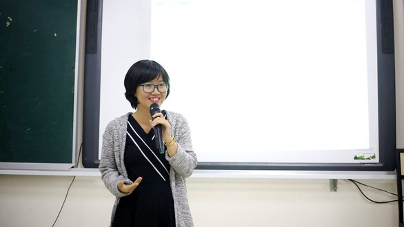 Bùi Thị Minh Ngọc trao đổi về dự án Green Lady Vietnam