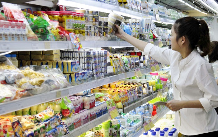 Hàng Việt bày bán tại siêu thị Big C
