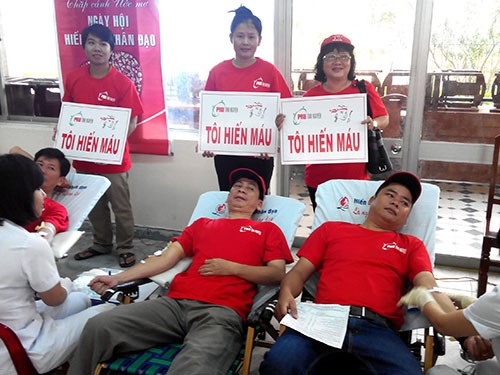 ngày hội hiến máu nhân đạo