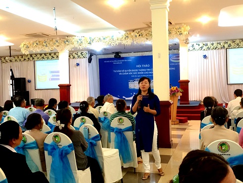 Bà Nguyễn Thị Mỹ Hòa – Trưởng ban nhãn hiệu, ngành hàng sữa bột, công ty Vinamilk